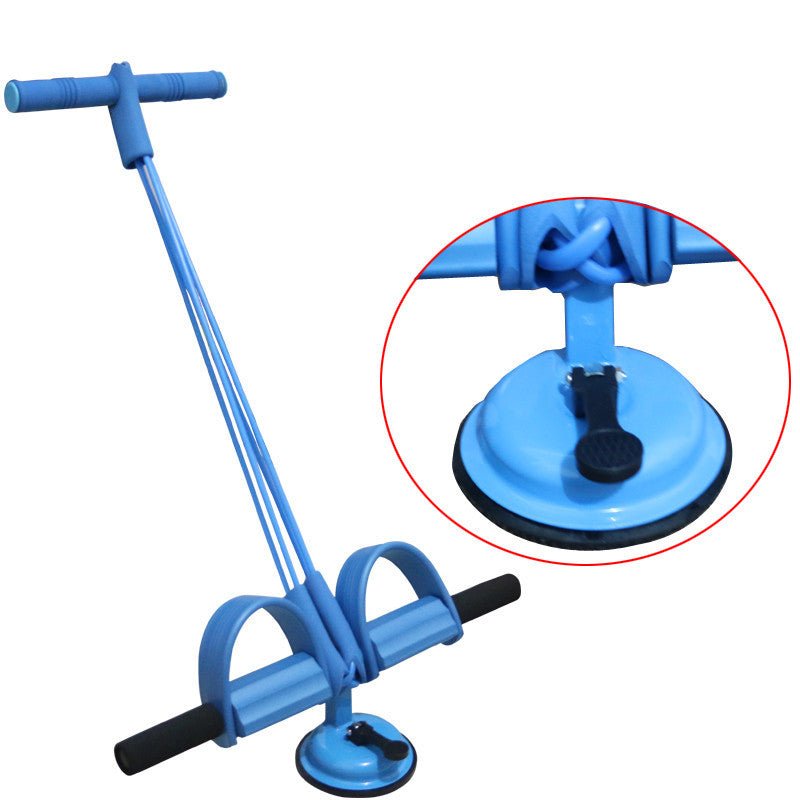 4-Tube Latex Foot Resistance Band Expander for Fitness
