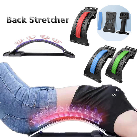 Adjustable Back Stretcher for Lumbar & Cervical Pain Relief
