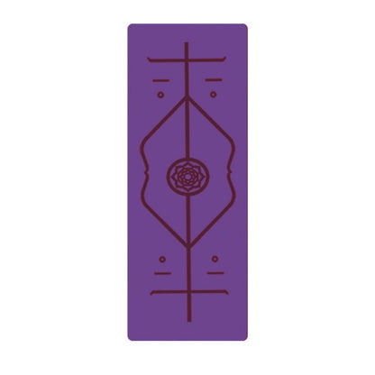 Non-Slip TPE Yoga Mat with Position Line