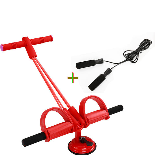 4-Tube Latex Foot Resistance Band Expander for Fitness