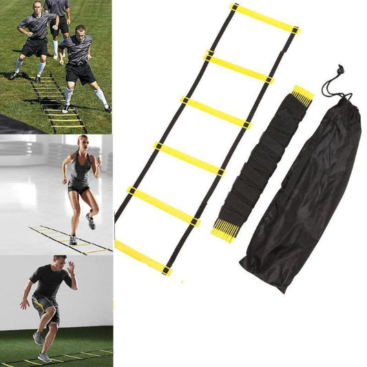 Football Soccer Agility Training Ladders – Speed and Scale with Nylon Straps