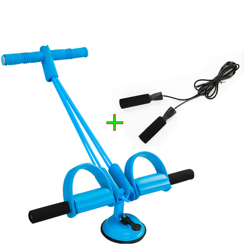 4-Tube Latex Foot Resistance Band Expander for Fitness